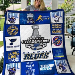 St Louis Blue Quilt Blanket B130637  Quilt